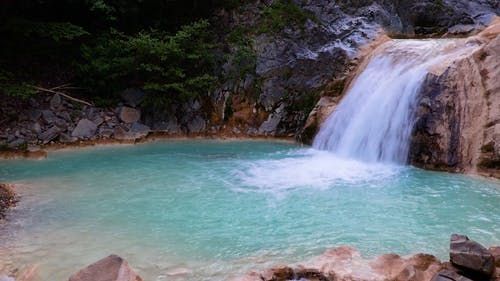 有关天性, 岩石, 水流的免费素材视频