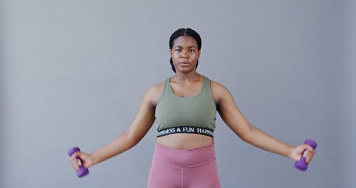 有关健身, 哑铃, 室内的免费素材视频