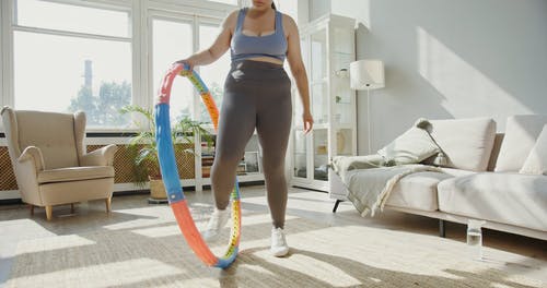 有关人, 健身, 呼啦圈的免费素材视频