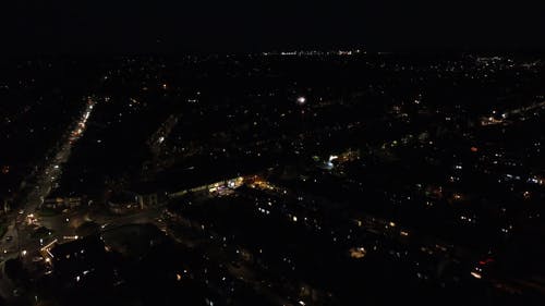 有关城市, 城市的灯光, 夜空的免费素材视频