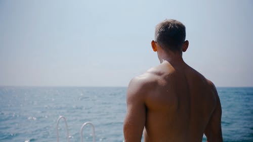 有关人, 半裸, 地平线的免费素材视频