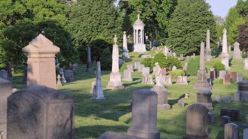 有关墓园, 墓石, 墓碑的免费素材视频
