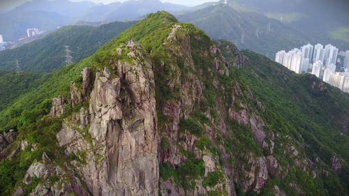 有关空中镜头, 空拍机连续镜头, 香港的免费素材视频