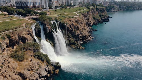 有关下杜登瀑布, 土耳其, 城市的免费素材视频