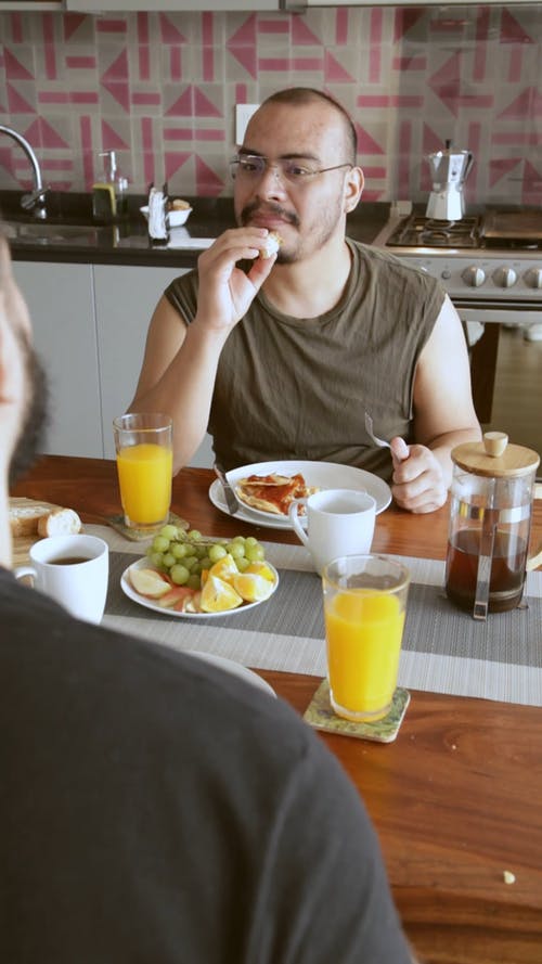 有关一起, 健康的早餐, 吃的免费素材视频