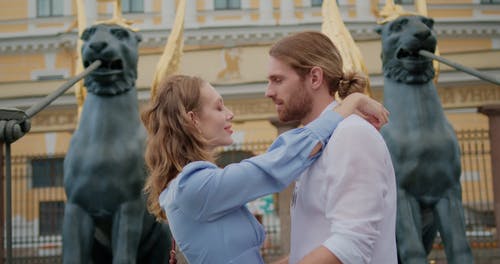 有关一对, 侧面图, 圣彼得堡的免费素材视频
