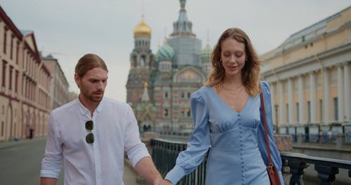 有关一对, 一起, 圣彼得堡的免费素材视频