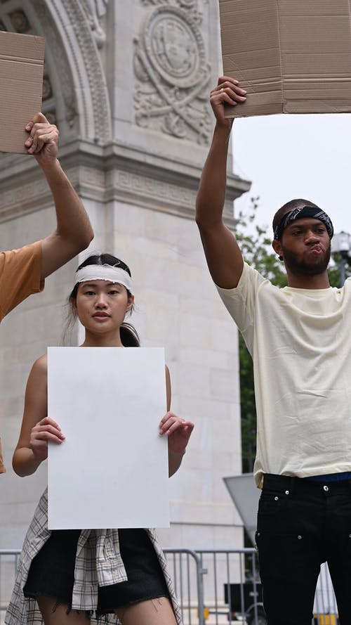 有关垂直视频, 多样化, 抗议的免费素材视频