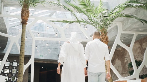 有关一对,人,伊斯兰的免费素材视频