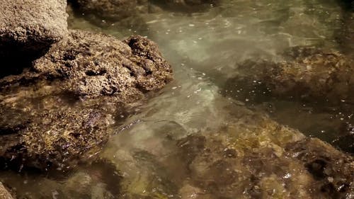 有关岩石, 水, 水波的免费素材视频