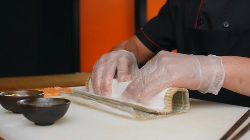 有关寿司, 室内, 厨师的免费素材视频