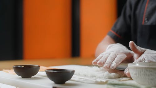 有关寿司, 室内, 厨师的免费素材视频