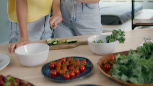 有关一对, 健康食品, 圣女果（小西红柿的免费素材视频