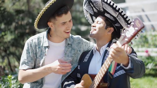 有关唱歌, 墨西哥人, 宽边帽的免费素材视频