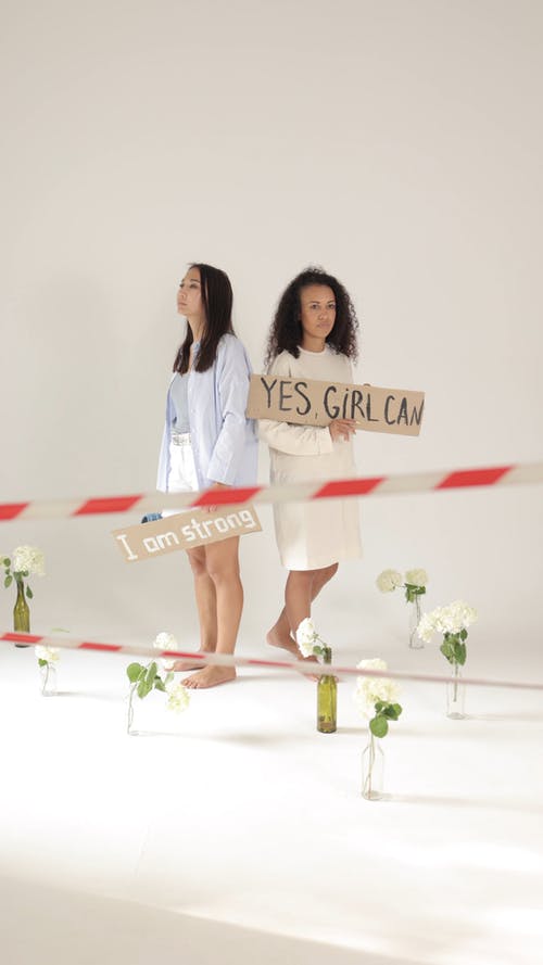 有关动机, 垂直视频, 女人的力量的免费素材视频