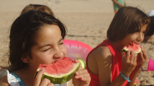 有关吃, 夏天, 岸边的免费素材视频