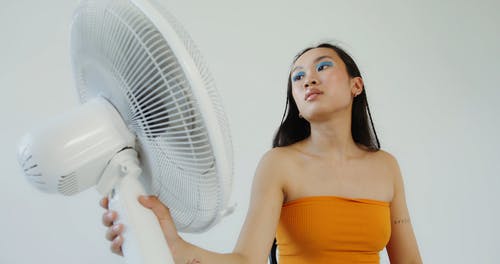 有关握住, 看着, 电扇的免费素材视频