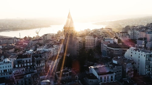 有关伊斯坦堡,城市,建筑的免费素材视频
