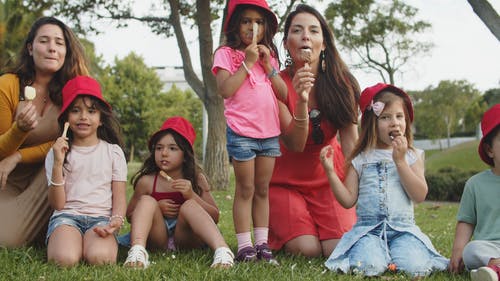 有关公园, 冰淇淋, 吃的免费素材视频