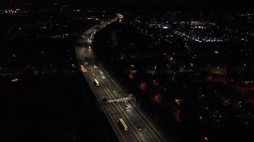 有关交通, 交通系统, 晚上的免费素材视频