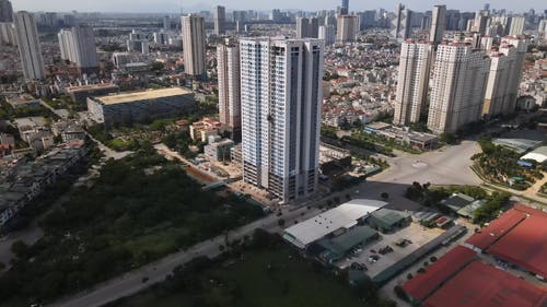 有关城市, 建筑, 空中镜头的免费素材视频