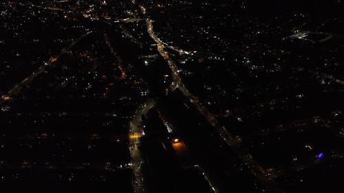 有关城市的灯光, 晚上, 晚间的免费素材视频