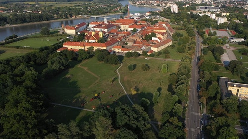 有关克罗地亚,城镇,奥西耶克的免费素材视频