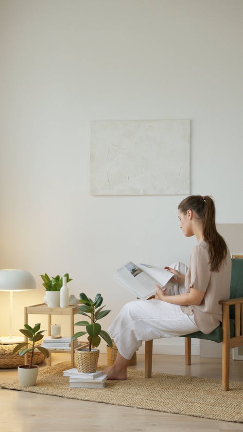 有关嗜好, 在家, 坐的免费素材视频