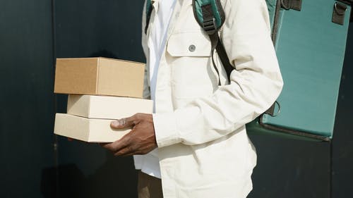 有关人, 保温袋, 信使的免费素材视频