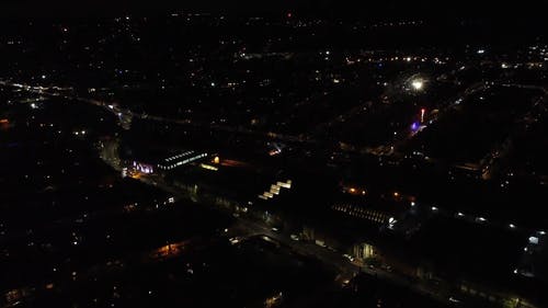 有关城市的灯光, 户外, 晚上的免费素材视频