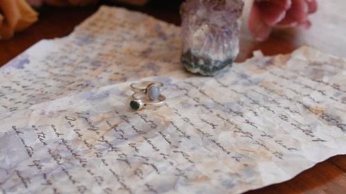 有关信,信件,戒指的免费素材视频