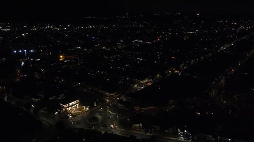 有关城市, 城市的灯光, 晚上的免费素材视频