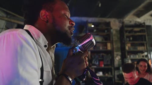 有关唱歌, 性能, 有胡子的的免费素材视频