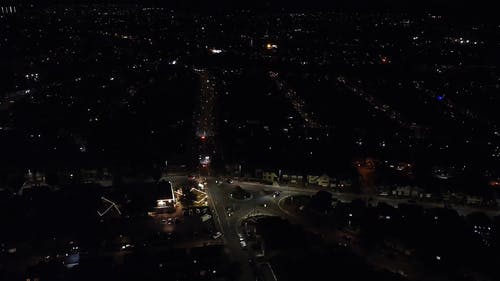 有关城市的灯光, 时间流逝, 晚上的免费素材视频