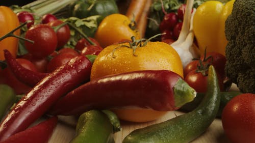 有关小蕃茄, 新鲜水果, 新鲜蔬菜的免费素材视频