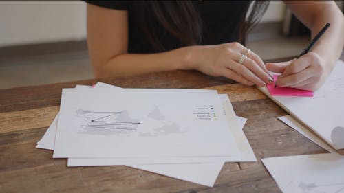 有关便利贴, 室内, 写作的免费素材视频