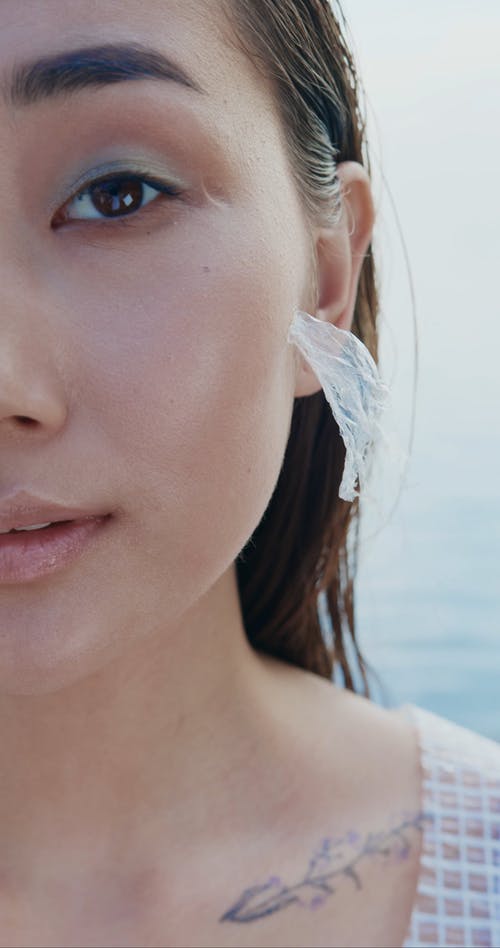 有关人, 半张脸, 垂直视频的免费素材视频