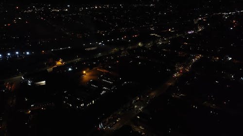 有关城市, 城市的灯光, 晚上的免费素材视频