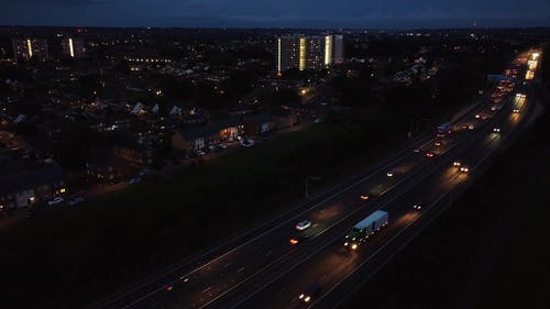 有关交通, 傍晚天空, 城市的免费素材视频