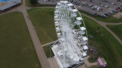 有关主题公园, 摩天轮, 操作的免费素材视频