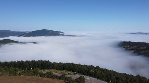 有关在云层之上, 天性, 山的免费素材视频