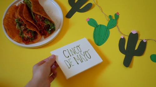 有关cinco de mayo, Flatlay, 午餐的免费素材视频