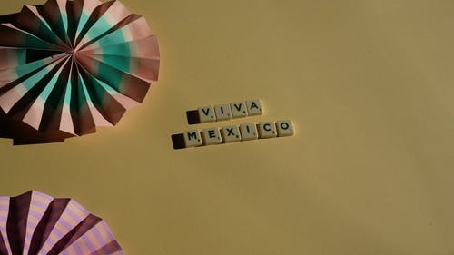 有关万岁墨西哥, 信, 拼字游戏瓷砖的免费素材视频