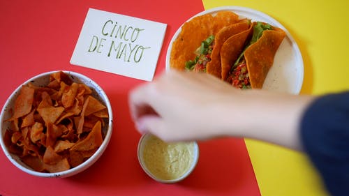 有关cinco de mayo, Flatlay, 午餐的免费素材视频