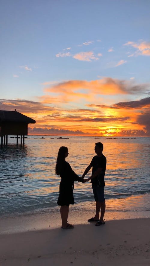 有关一对, 冷静, 剪影的免费素材视频