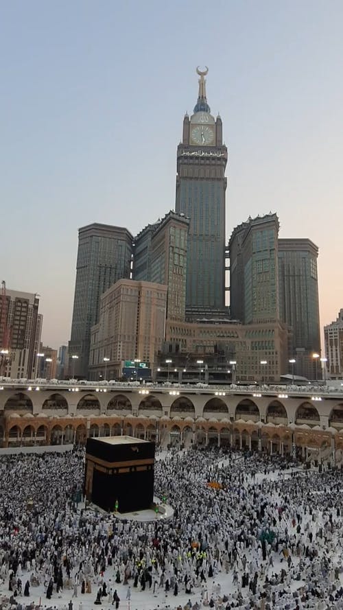 有关abraj al-bait 塔, kabah, 伊斯兰教的免费素材视频