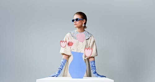 有关papercraft, 墨镜, 女人的免费素材视频