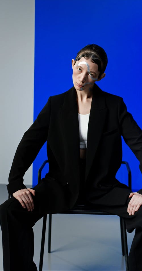 有关人, 创意化妆, 坐的免费素材视频