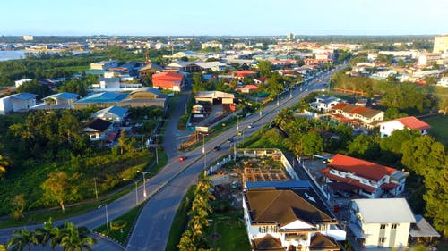 有关城镇, 房子, 空中镜头的免费素材视频