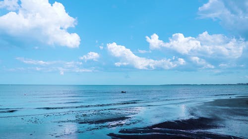 有关地平线, 岸边, 波浪崩溃的免费素材视频